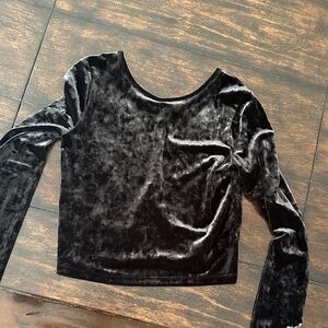 Gap Kids fitted velour shirt